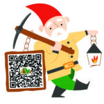 Logo Sentier des Mines con QR code